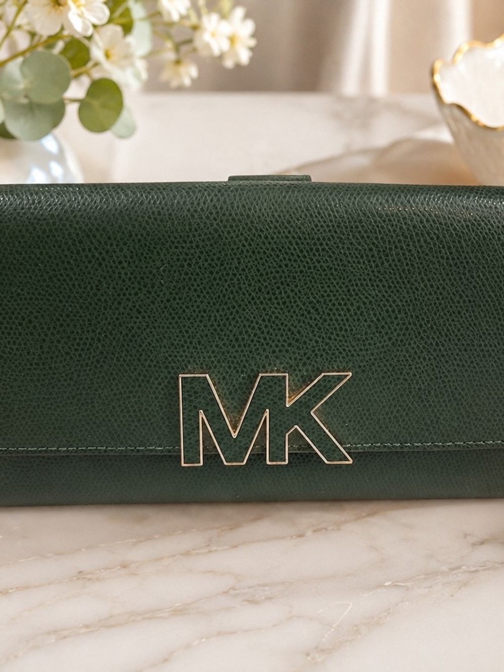 Michael Kors Mott Leather Continental Wallet